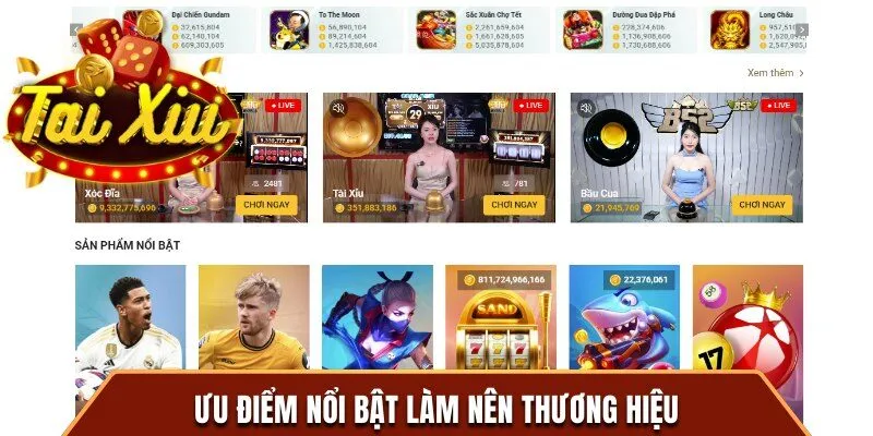 Ưu điểm nổi bật làm nên thương hiệu bóng đá uy tín